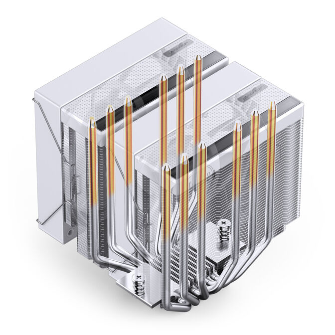 Cooler CPU Jonsbo CB80 ARGB Branco - 120mm image number 11