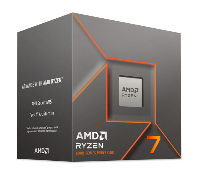 Processador AMD Ryzen 7 8700F 8-Core (4.1GHz-5.0GHz) 24MB AM5 image number 2