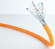 Bobine de Rede Nanocable RJ45 LSZH CAT.7 600MHZ SFTP AWG26 100 M Laranja image number null