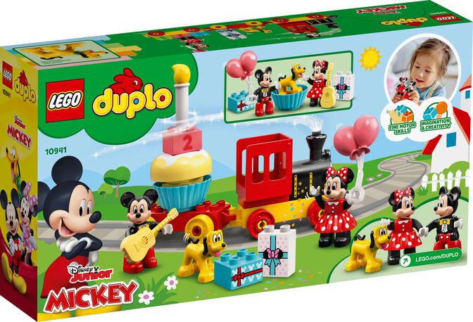 LEGO DUPLO: O Comboio de Anivers&aacute;rio do Mickey e da Minnie, 22 Pe&ccedil;as (10941) image number 1