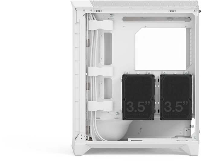 Caixa E-ATX Fractal Design Meshify 3 Branca RGB TG Light Tint image number 12