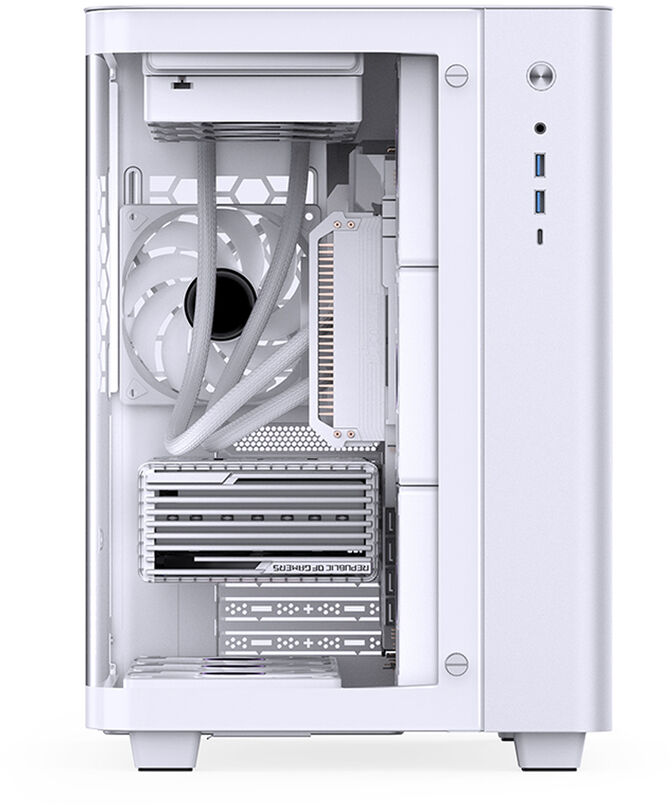 Caixa ATX Jonsbo TK-3 Vidro Temperado Branco image number 3