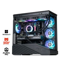 Computador AURA Gamer-PC Lian Li Ryzen 5 7500F 32GB DDR5 1TB RTX 5060 Ti 16GB WiFi W11