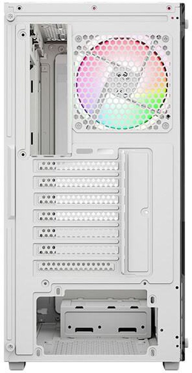 Caixa ATX Aerocool Pivot Vidro Temperado Branco image number 2