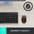 Rato Logitech M190 1000DPI Wireless Vermelho image number null