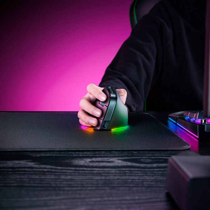 Rato Razer Pro Click V2 Vertical 10000DPI Wireless Preto image number 7