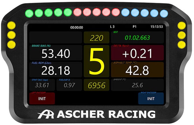 Dashboard 4" Ascher Racing image number 0