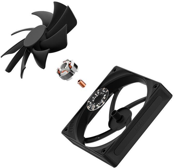 Ventoinha NZXT F120Q QUIET AIRFLOW V2 120mm - Single Pack Pretas image number 5