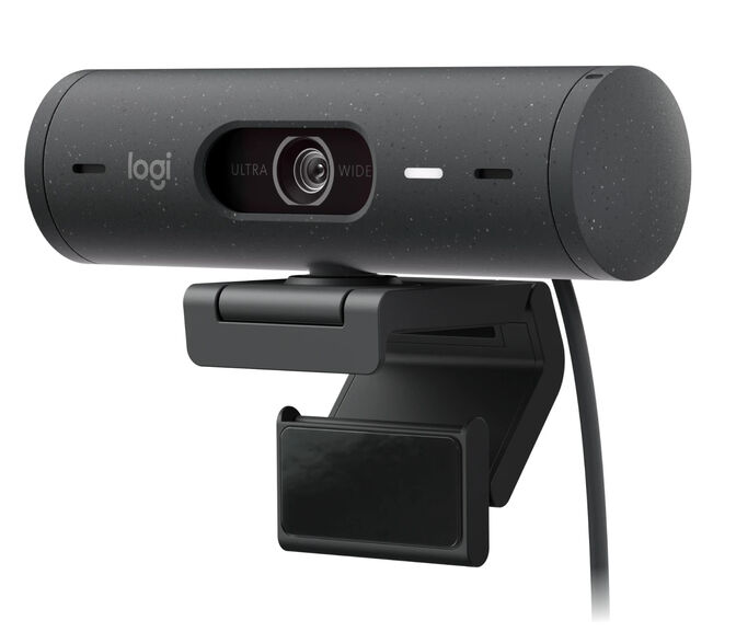 Webcam Logitech Brio 500 FHD 1080p USB-C Preto image number 3