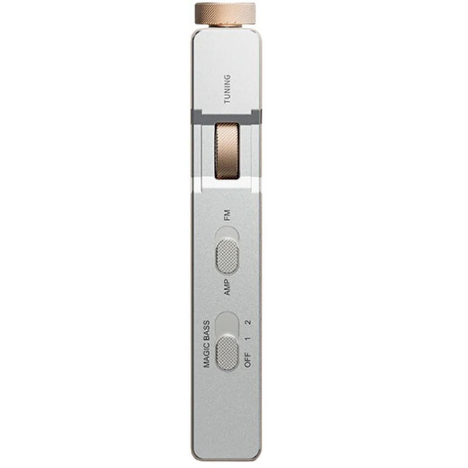 R&aacute;dio port&aacute;til com bateria FiiO RR11 Hi-Res Prateado image number 1