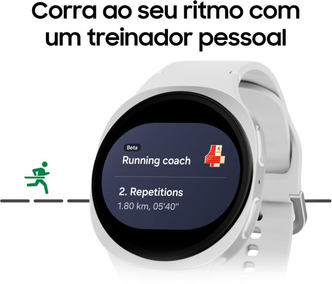 Smartwatch Samsung Galaxy Watch 8 40mm LTE Prateado image number 4