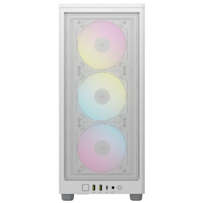 Caixa Mini-ITX Corsair iCUE 2000D RGB Airflow Branco image number 4