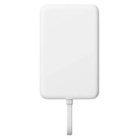 Power Bank Magn&eacute;tica Xiaomi 10000mAh com Cabo Integrado Branco