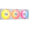 Ventoinha Corsair iCUE Link RS360 II Unified Frame Brancas ARGB PWM Tripla Vento&iacute;nha 120mm (360mm) image number null