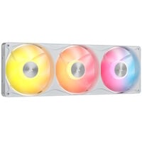 Ventoinha Corsair iCUE Link RS360 II Unified Frame Brancas ARGB PWM Tripla Vento&iacute;nha 120mm (360mm)