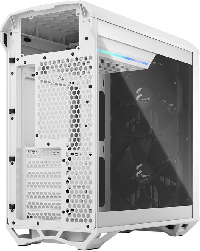 Caixa E-ATX Fractal Design Torrent Compact White TG Clear Tint image number 4
