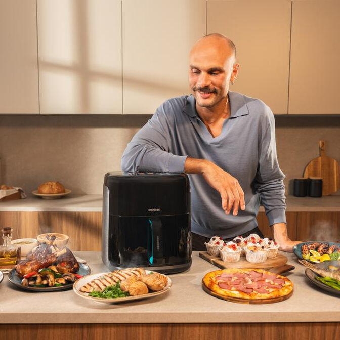 Fritadeira (Sem &Oacute;leo) Cecotec Cecofry Smokin Prime 6500 image number 5