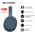 Auscultadores Sem Fios Sony WH-CH720 Bluetooth ANC Azuis image number null
