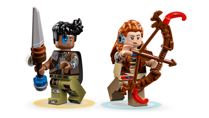 LEGO Horizon: Aloy e Varl VS Carapa&ccedil;a e Dentes Serra, 768 Pe&ccedil;as (77037) image number 3