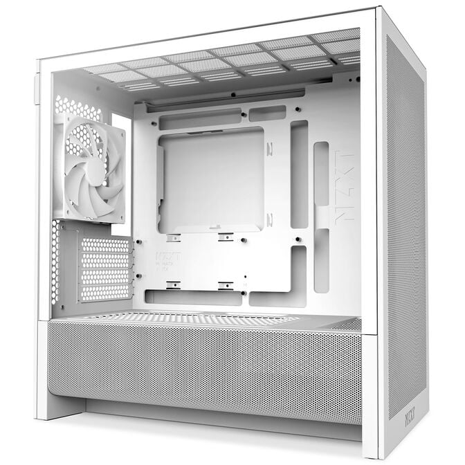 Caixa Micro-ATX NZXT H3 Flow Branca Vidro Temperado image number 3