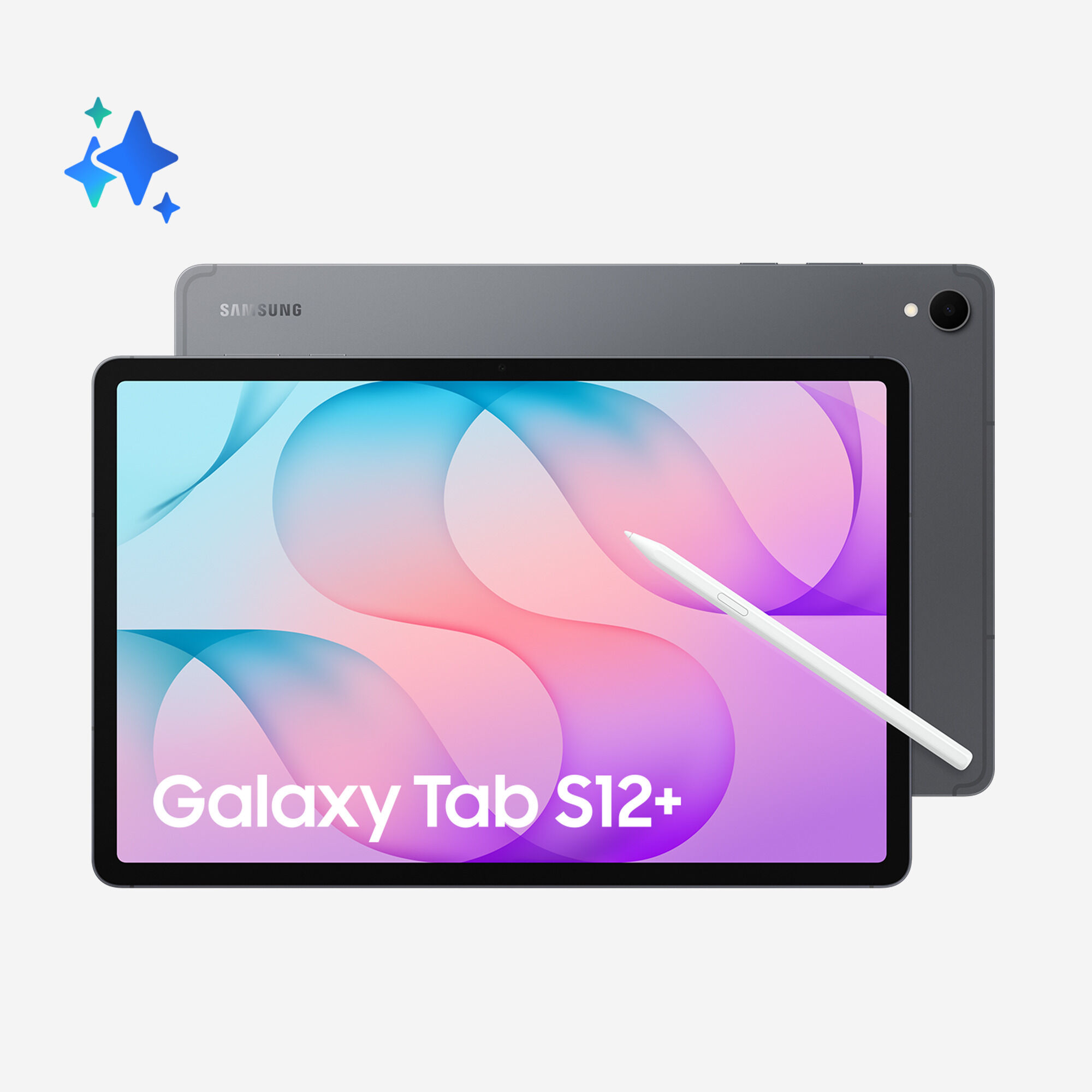 Tablet Samsung Galaxy Tab S12+ 12.6" (12 / 256GB) 120Hz 5G Cinzento