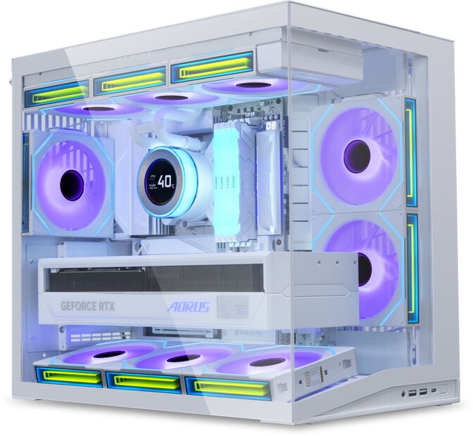 Caixa ATX Lian Li O11 Mini V2 Branco image number 9