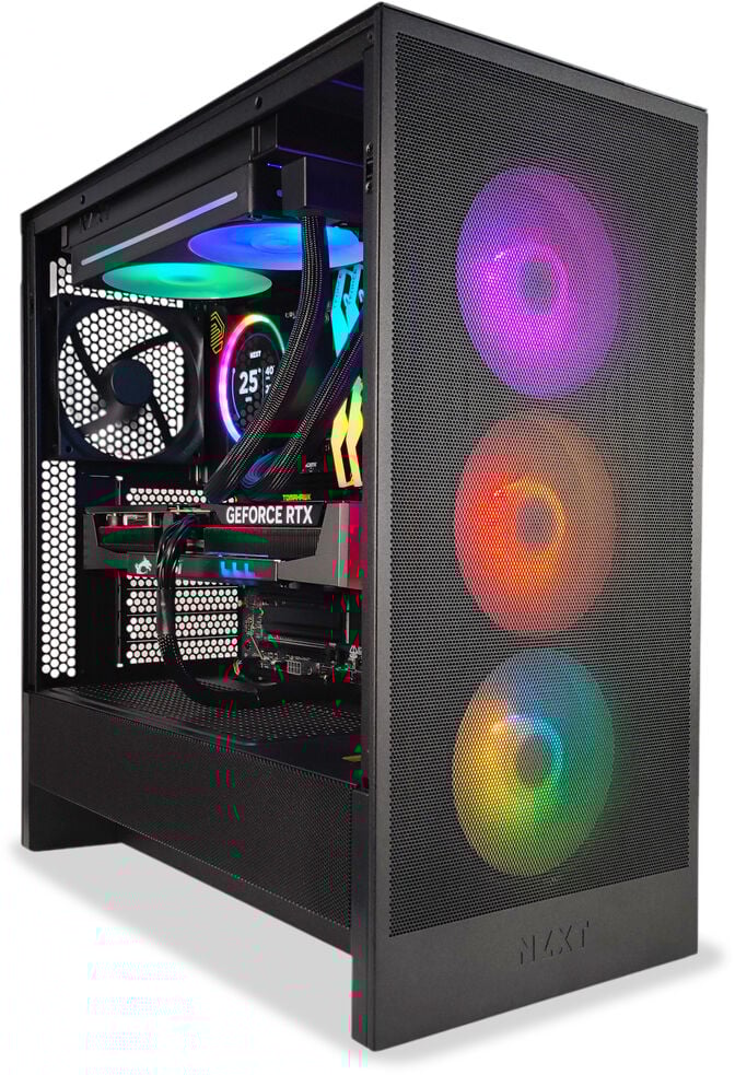 Computador King Mod Gamer-PC NZXT Ryzen 7 9800X3D 32GB DDR5 2TB RTX 5070 Ti WiFi W11 image number 1