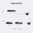 C&acirc;mara de Seguran&ccedil;a de Rede TP-Link VIGI C240 4mm 4MP Full-Color Exterior PoE Dome QHD 1440p IP67 image number null