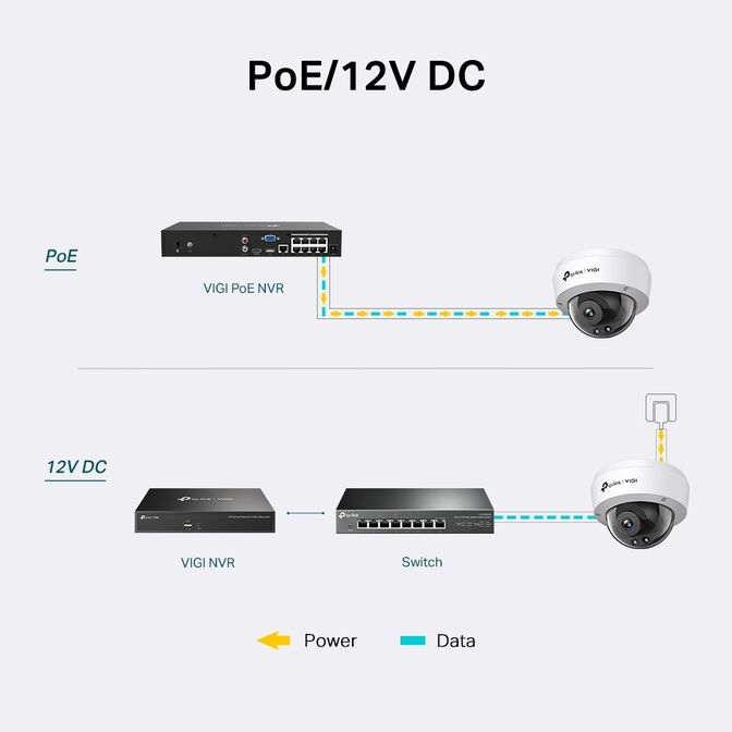 C&acirc;mara de Seguran&ccedil;a de Rede TP-Link VIGI C240 4mm 4MP Full-Color Exterior PoE Dome QHD 1440p IP67 image number 9