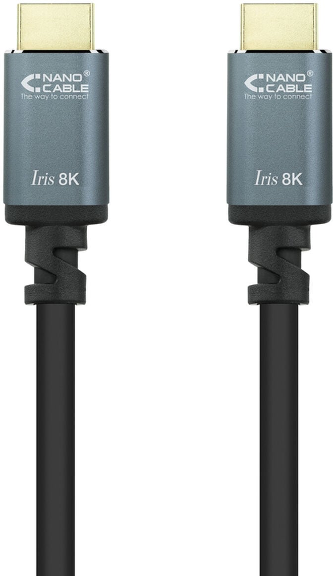 Cabo HDMI V2.1 8K Nanocable IRIS A M/M 3 M Preto image number 1