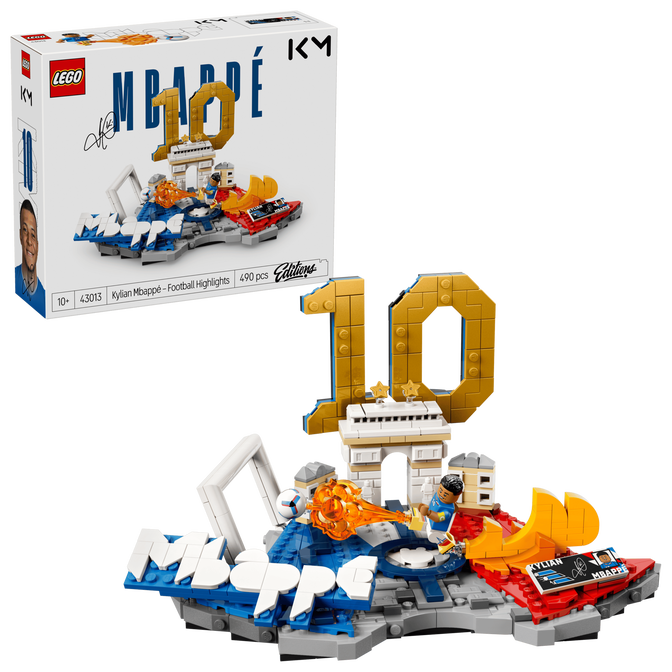 LEGO Editions: Kylian Mbapp&eacute; &ndash; Destaques do Futebol, 490 Pe&ccedil;as (43013) image number 0