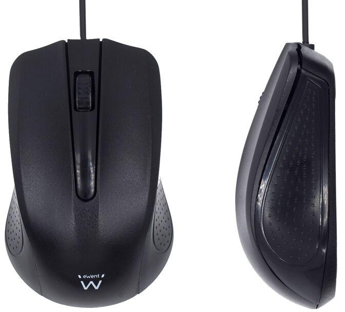 Rato Ewent EW3300 USB 1000DPI Preto image number 4