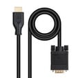 Cabo Conversor Nanocable VGA/M a HDMI/M, Preto, 1,8M image number null