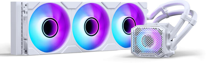 Water Cooler CPU AIO Phanteks Glacier One 360M25 Gen2 DRGB Branco image number 0