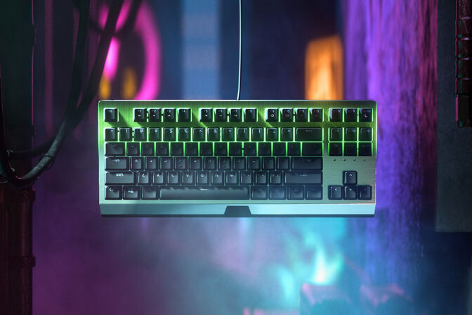 Teclado Razer BlackWidow V3 TKL RGB Yellow Switch (PT) image number 4