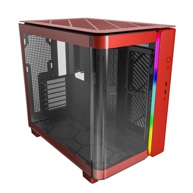 Caixa ATX Montech King 95 Vermelho image number 1