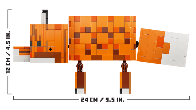 LEGO Minecraft: A Raposa, 497 Pe&ccedil;as (21588) image number 5
