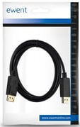 Cabo DisplayPort Ewent DisplayPort 1.2 AWG28 4K@60Hz 3 M image number null