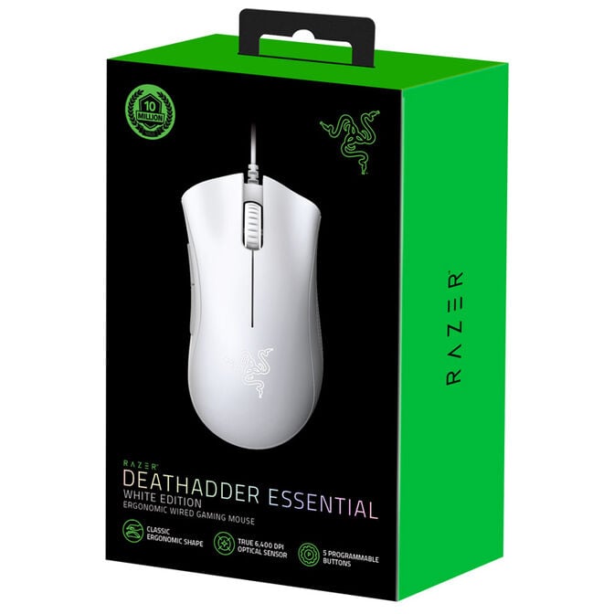 Rato Razer DeathAdder Essential Branco image number 2