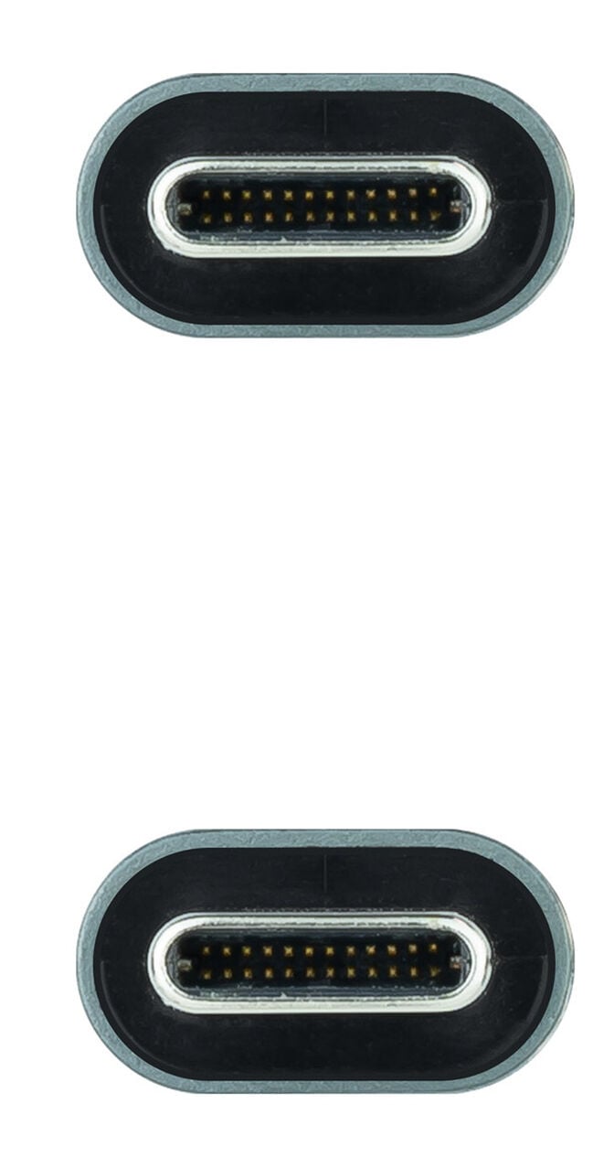 Cabo USB 3.2 Gen2x2 Nanocable 20Gbps 5A/100W 4K@60Hz USB-C M/M 1 M Preto image number 2