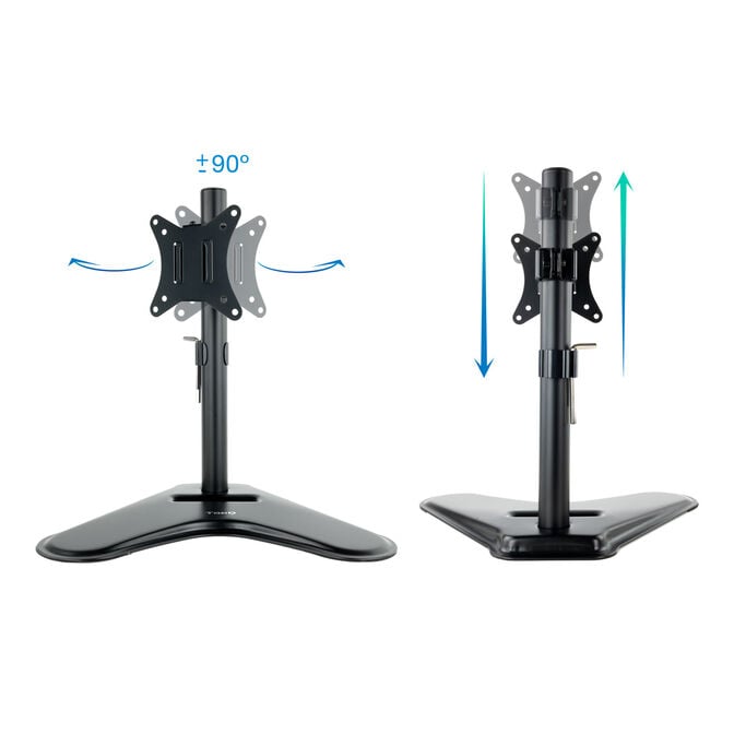 Suporte de Mesa Tabletop Tooq Tilt e Altura Ajust&aacute;vel 17" a 32" Max. 9kg Preto image number 6