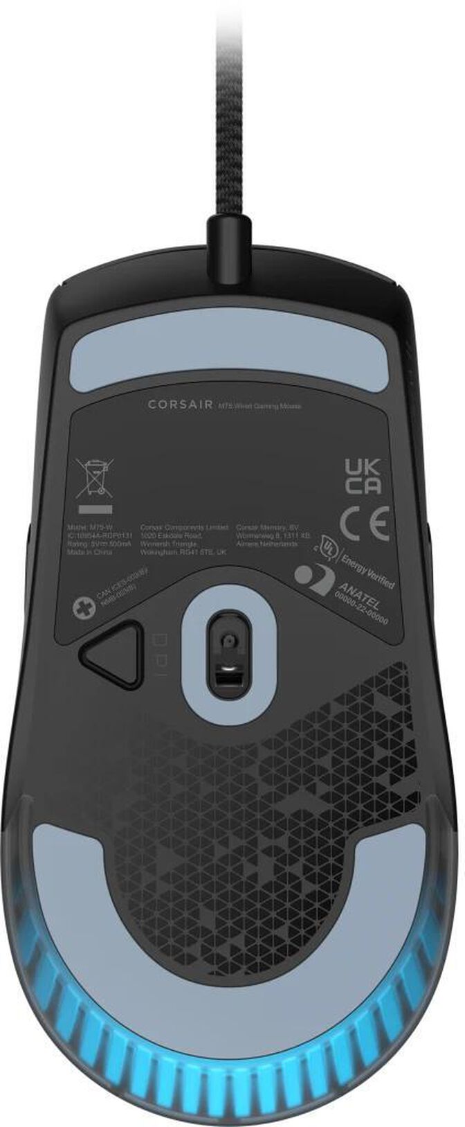 Rato Corsair M75 RGB Gaming 26000 DPI Preto image number 3