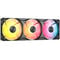 Ventoinha Corsair iCUE Link RS360 II Unified Frame Pretas ARGB PWM Tripla Vento&iacute;nha 120mm (360mm)