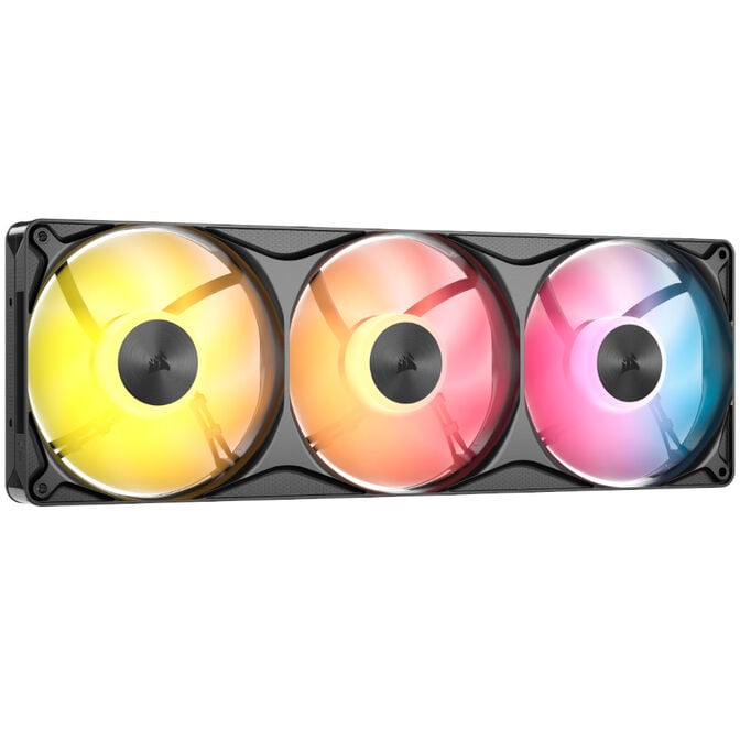 Ventoinha Corsair iCUE Link RS360 II Unified Frame Pretas ARGB PWM Tripla Vento&iacute;nha 120mm (360mm) image number 0