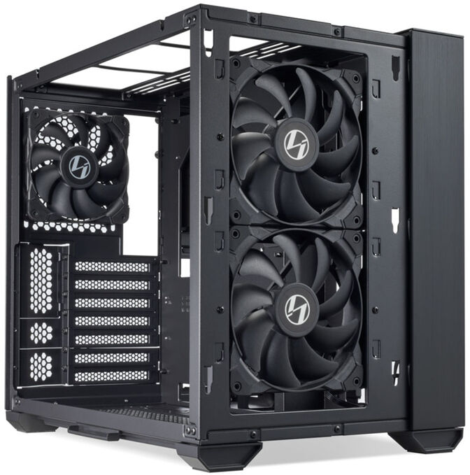 Caixa ATX Lian Li O11 AIR MINI Preta Vidro Temperado image number 8