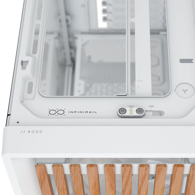 Caixa E-ATX Corsair 4000D RS Wood White Oak Vidro Temperado image number 8