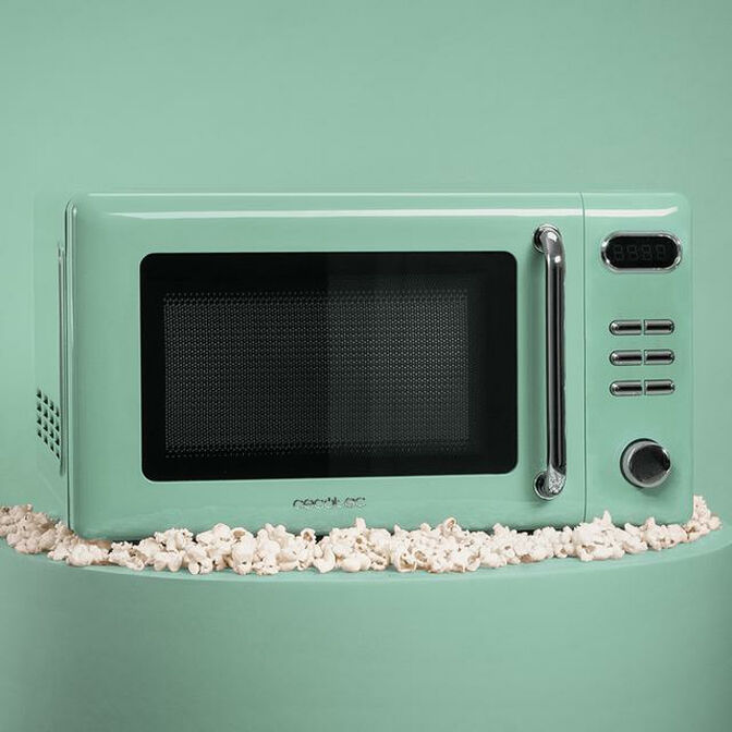 Micro-ondas Cecotec ProClean 5110 Retro Green 700W 20L image number 3
