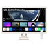 Monitor Smart LG 31.5" 32SR50F IPS FHD 60Hz 8ms c/ webOS - Branco Bonus