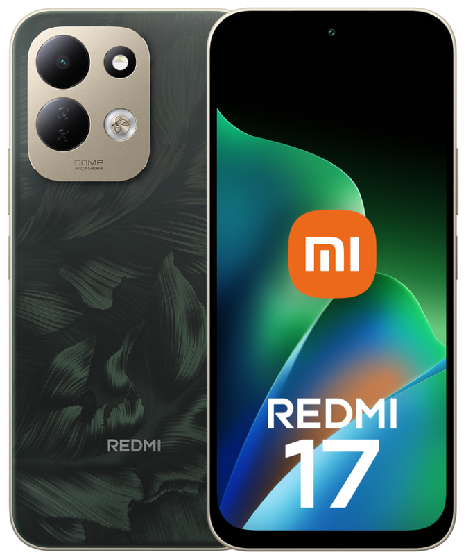 Smartphone Xiaomi Redmi 17 4G 6.9" (4 / 128GB) 120Hz Verde image number 0
