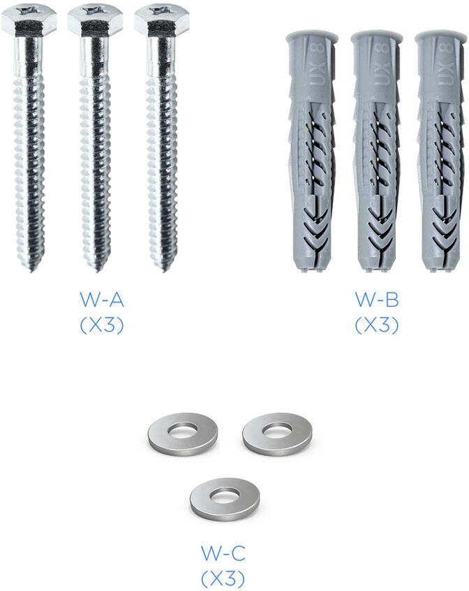 Suporte de Parede Tooq 23" a 42" Max. 25kg Preto image number 5